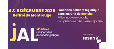 Rendez-vous aux Journées Achat Logistique RESAH | 4 & 5 décembre 2025
